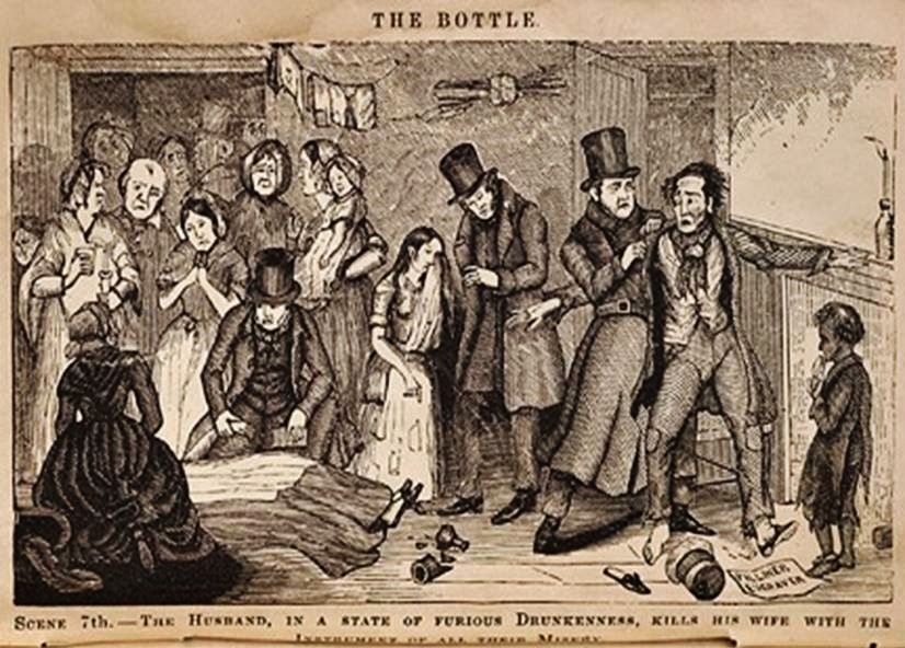 SCENE 7 - tHE HUSBANDIN A STATE OF FURIOUS DRUNKENESS, KILLS HIS WIFE WITH THE INSTRUMENT OF THEIR MISERY