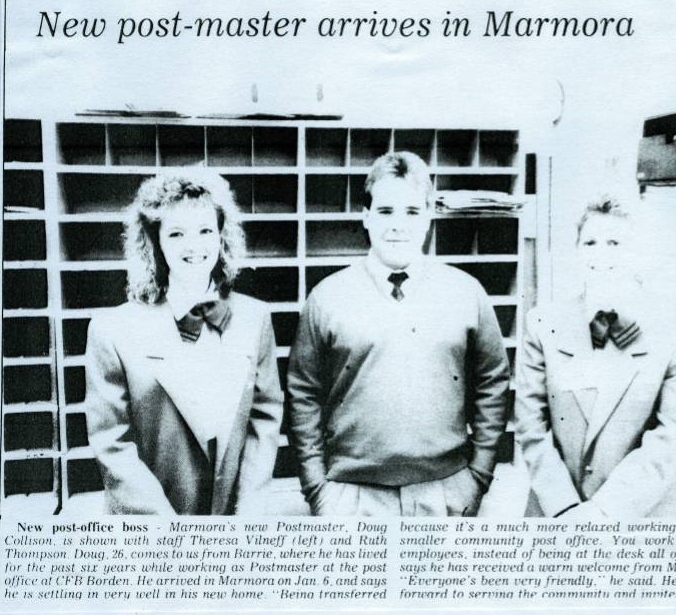 Marmora Herald, January 16, 1991