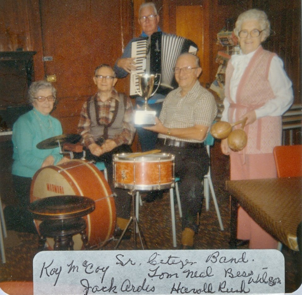 Kay McCoy, Tom Neal, Jack Ardis, Harold Rush, Beth Wilson...Marmora Senior Club