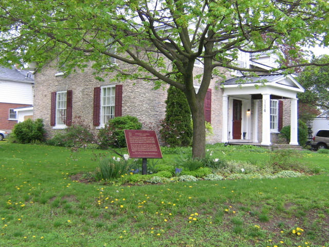 the Moodie house at 114 bridge street in Belleville