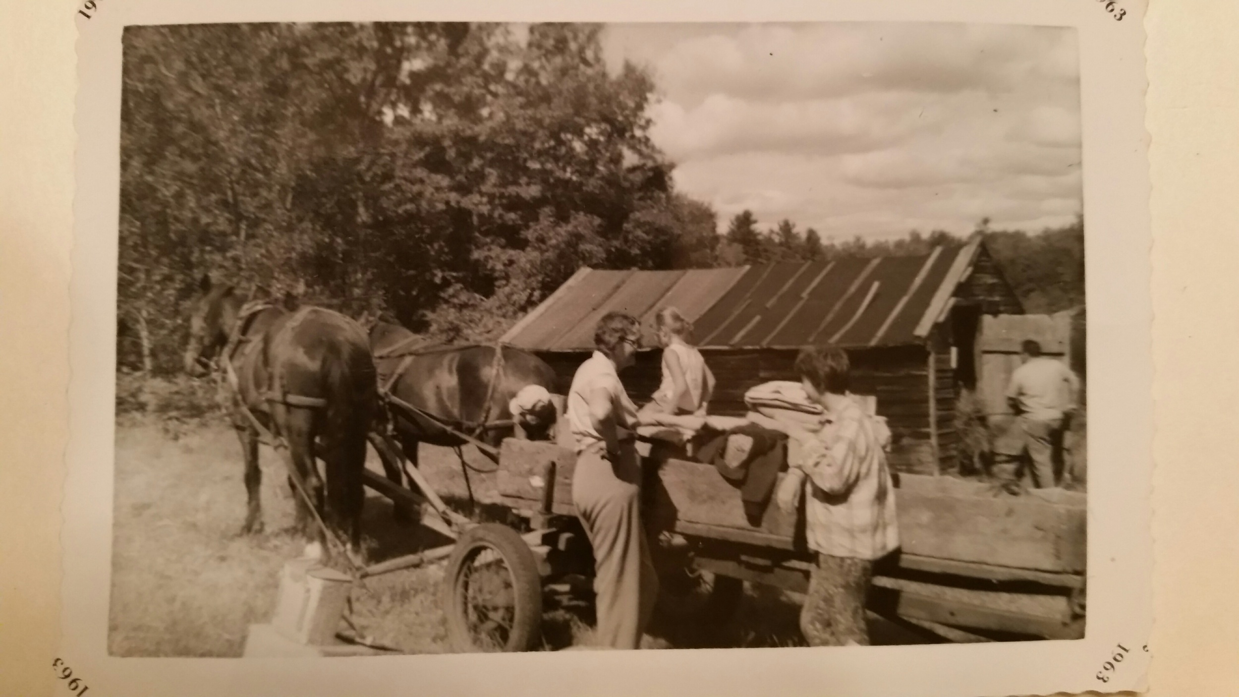 1963 Vanvolkenburg hunt camp at Whetstone Lake