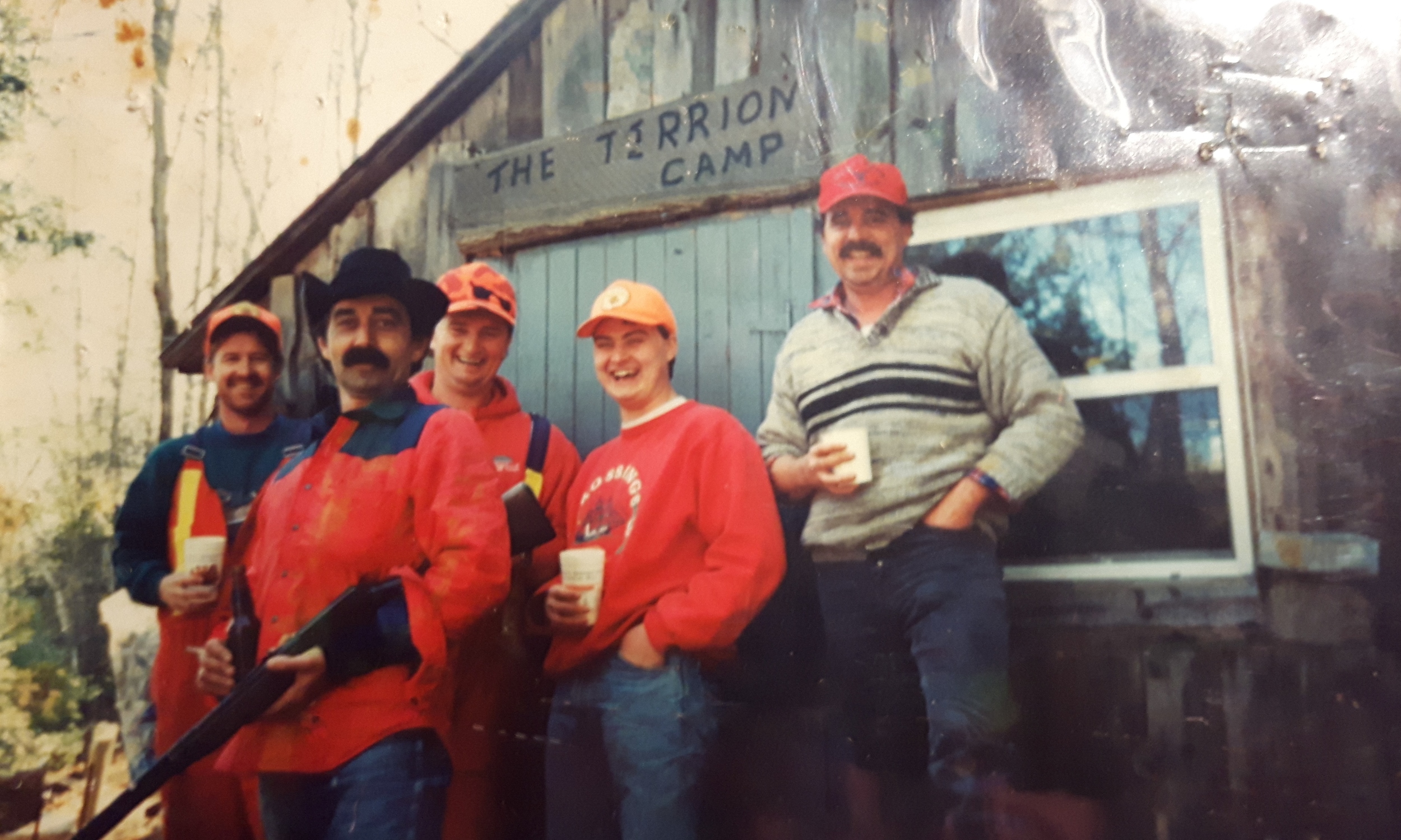 tERRION'S CAMP ON THE BEAVER CREEK GONE BUT NOT FORGOTTEN wITH tIM lOVELESS, pAT CLEMENS, gREG tRRION, TODD ELLIS AND pAUL cLEMENS