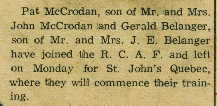 Pat McCrodan & Gerald Belanger