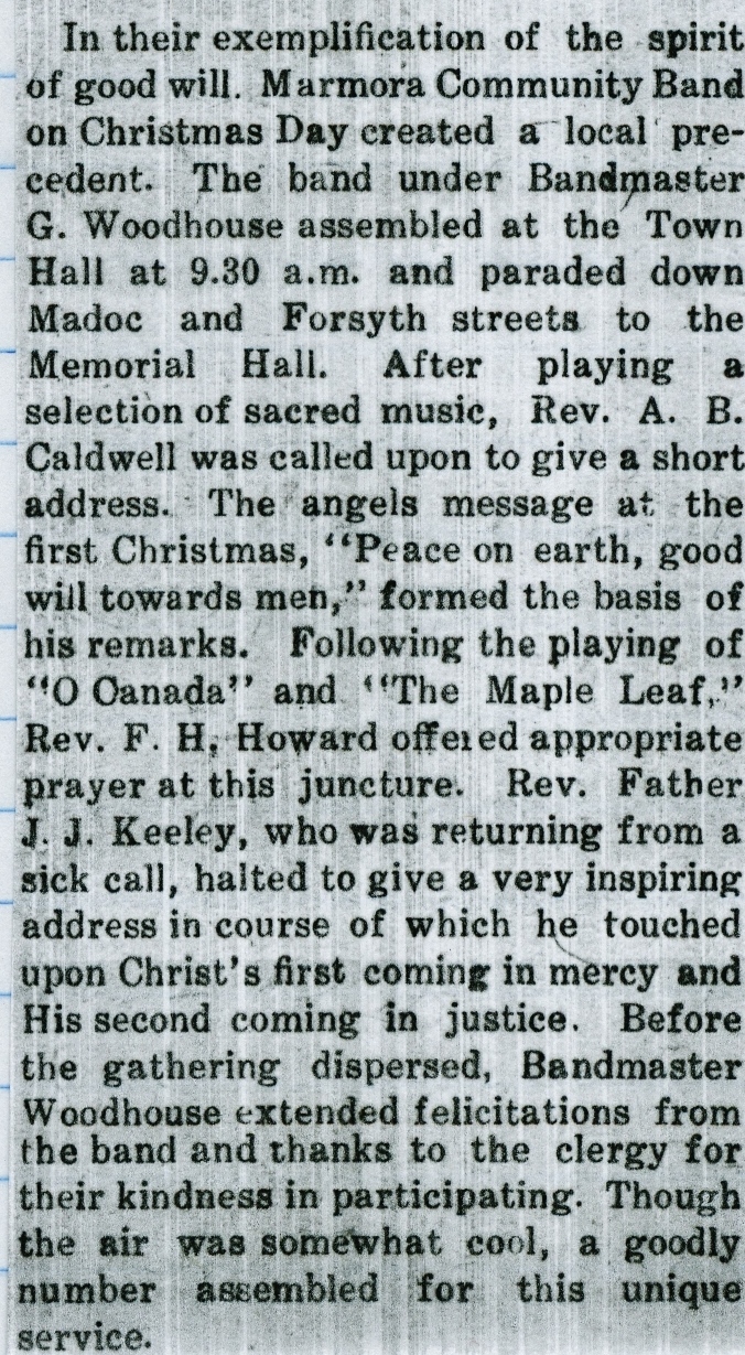 Marmora Herald Jan. 1, 1931