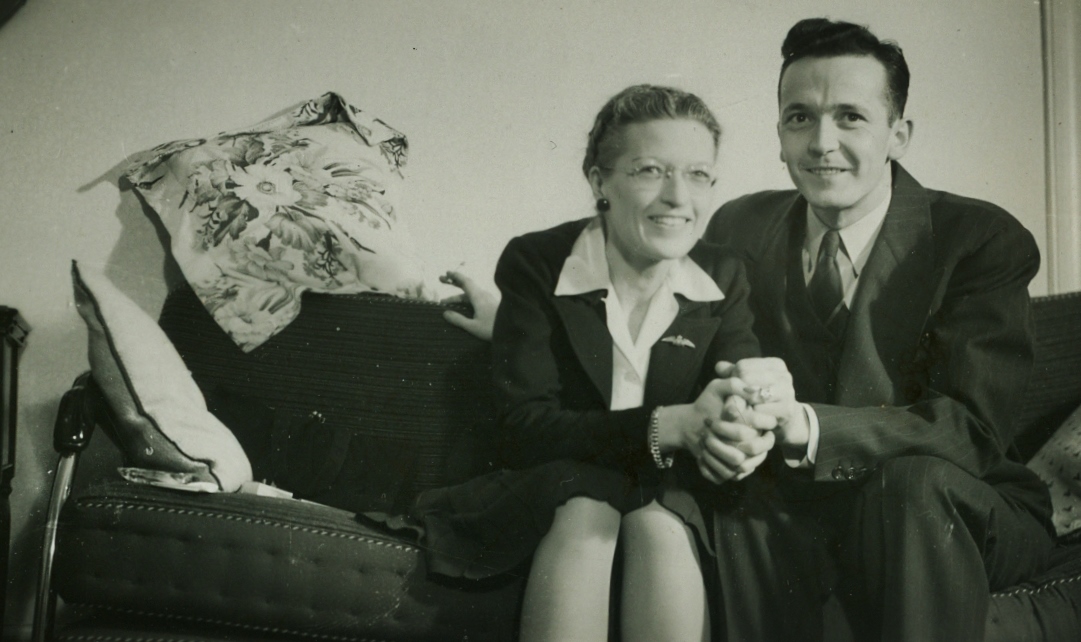 Jean Nickle, sister of Clint, with husband, Roy Smith