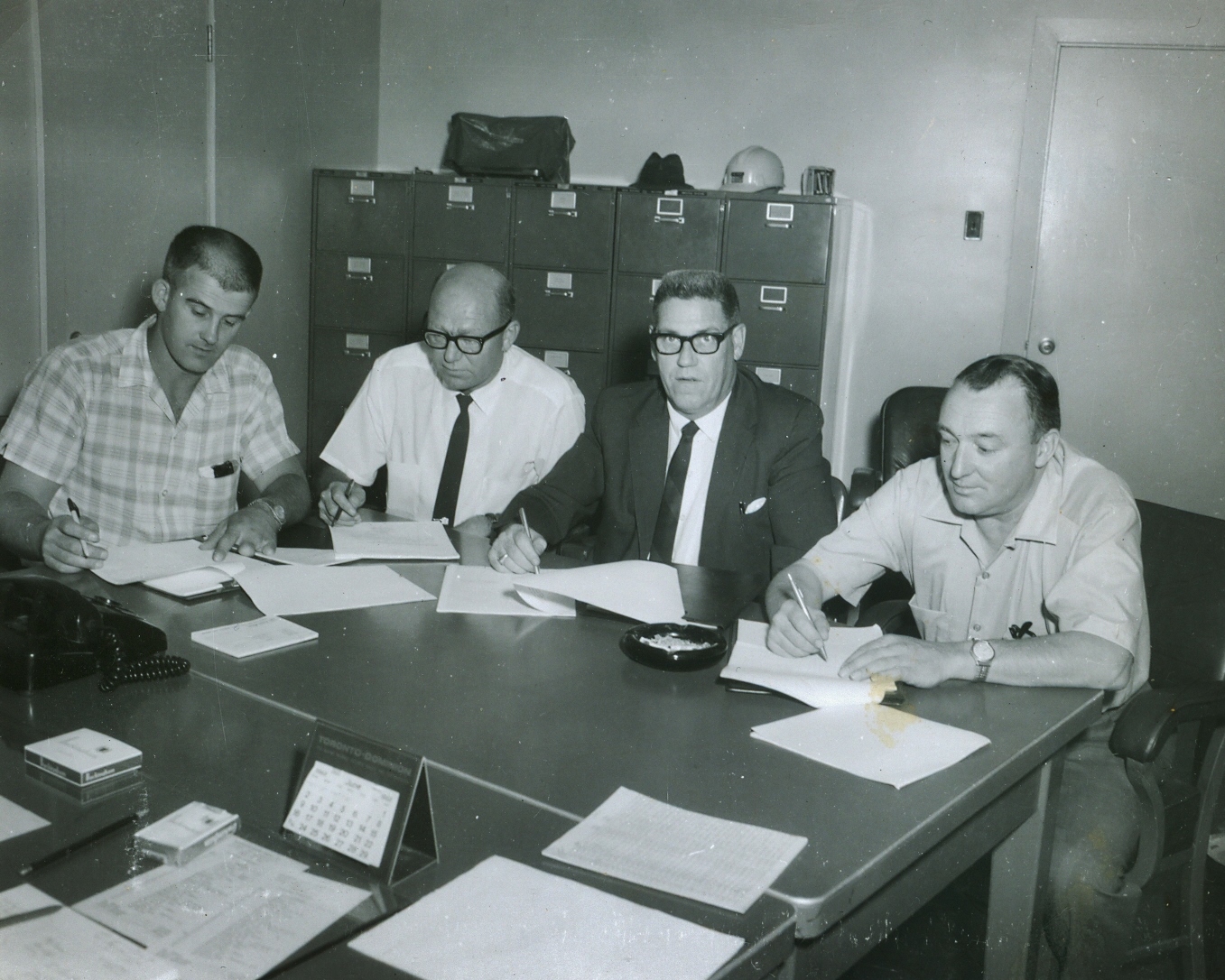 Glenn Derry on left and Cecil Bell on right.