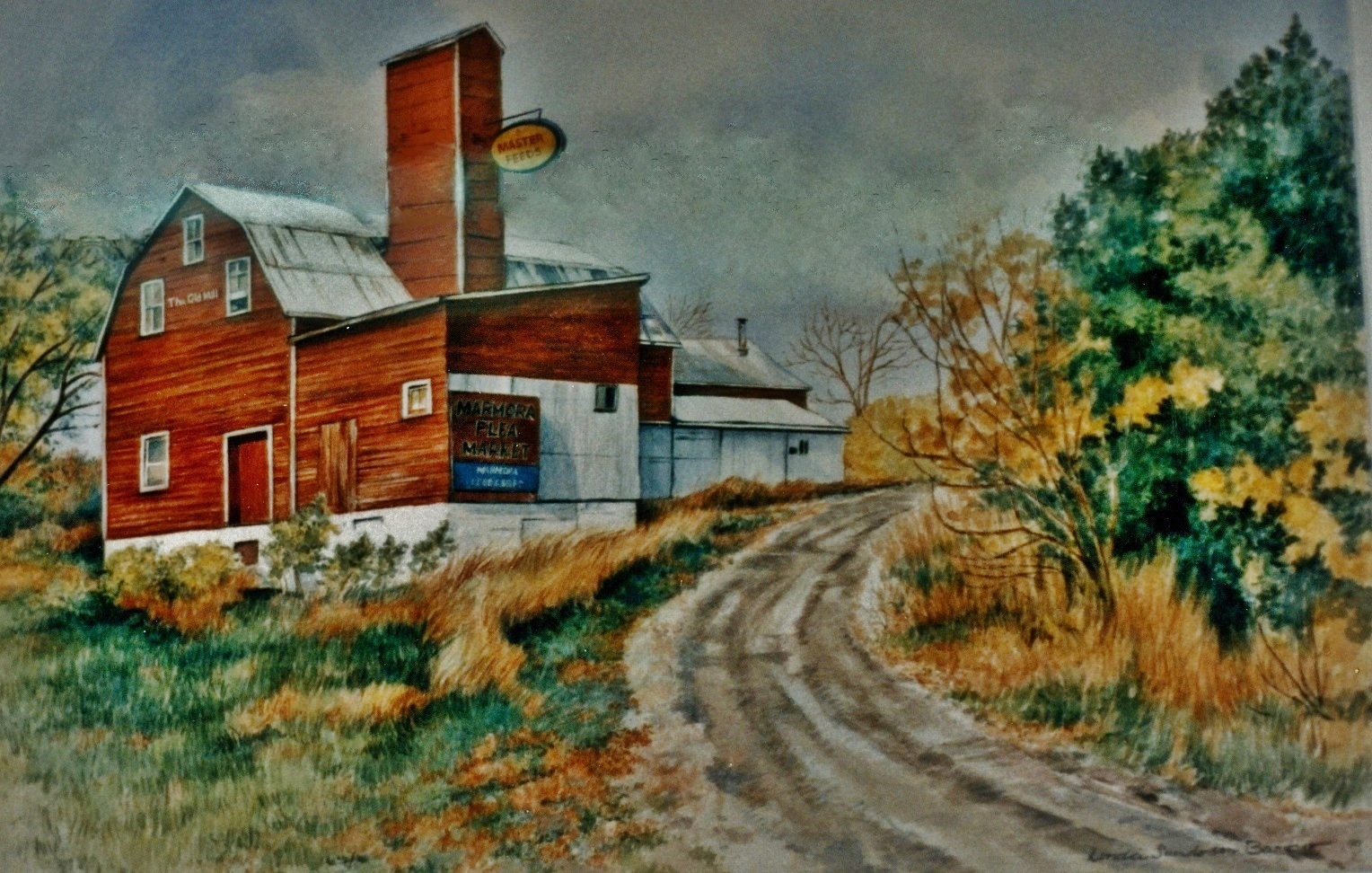 watercolour by Linda Sanderson Barber