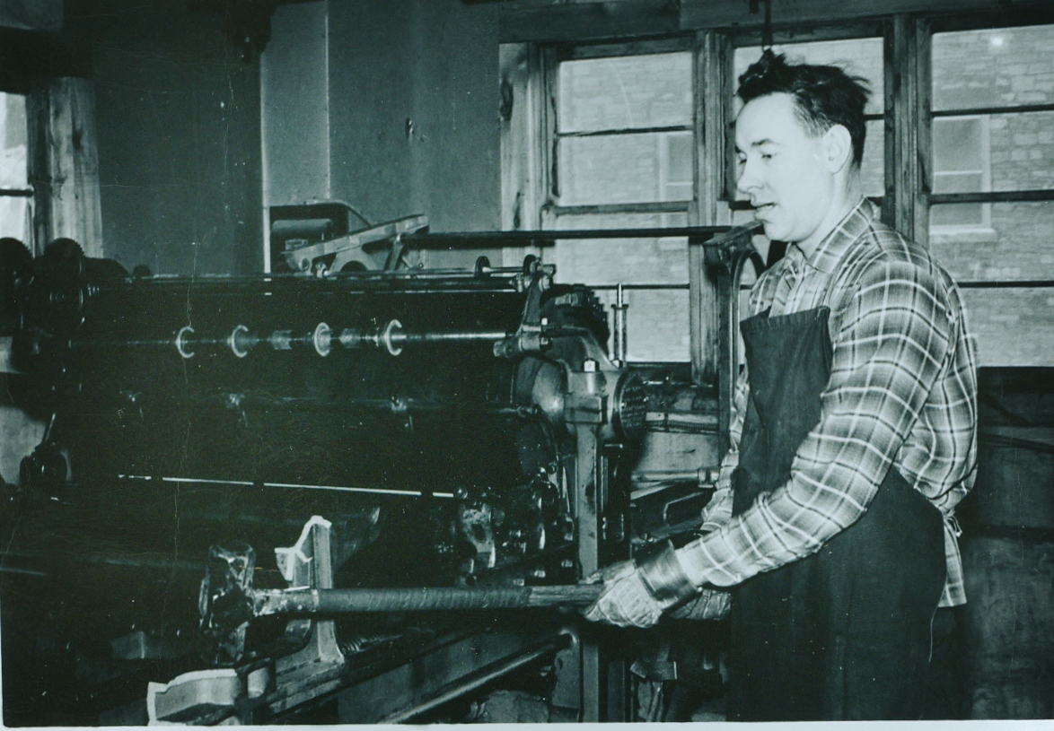 Jack Golden at the press