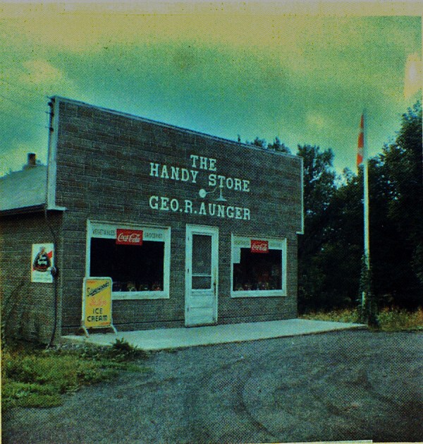 George R. Aunger, Handy Store Madoc Street...south side and a bit east of Victoria St.