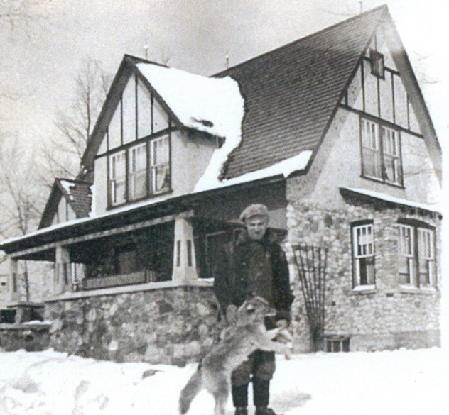 The Aunger house on Highway #7, east of county line