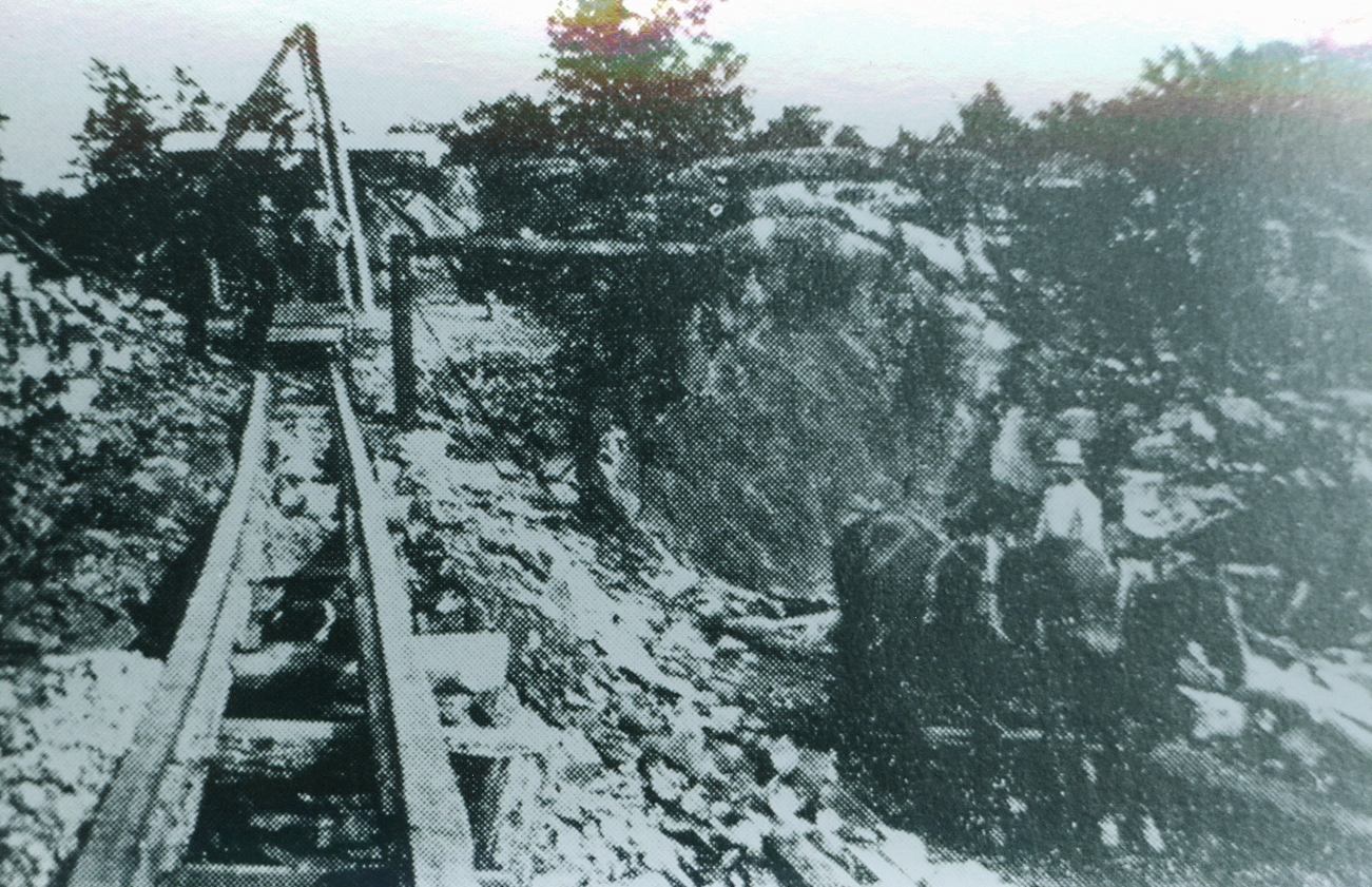 Ledyards Gold Mine, East half of Lot 19, Conc. 1 Belmont Twp. 1893-1896