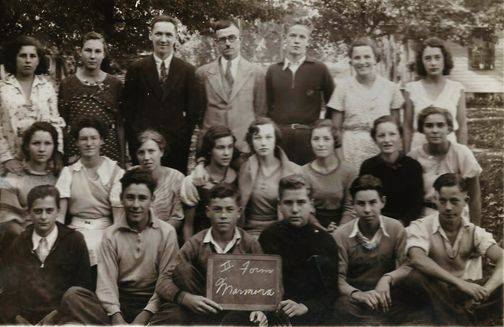 1932 Marmora Continuation School Marion Vincent top row, right end... Norma McInroy left end of second row .....Tom Pearce front row, second from right