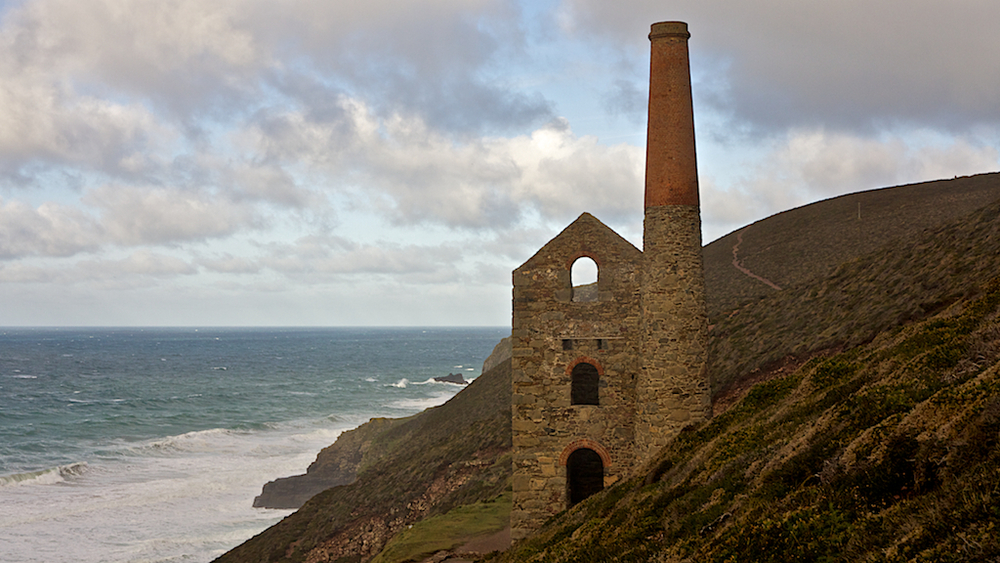 Tin Mine at St. Agnes Head Cornwall