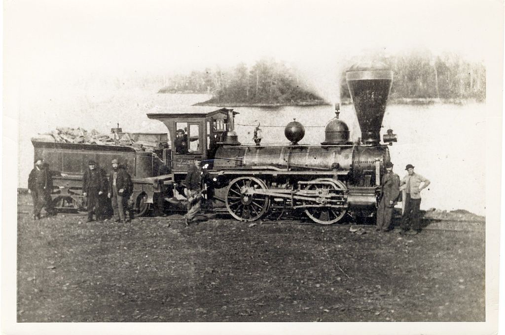 The Pioneer engine in Blairton