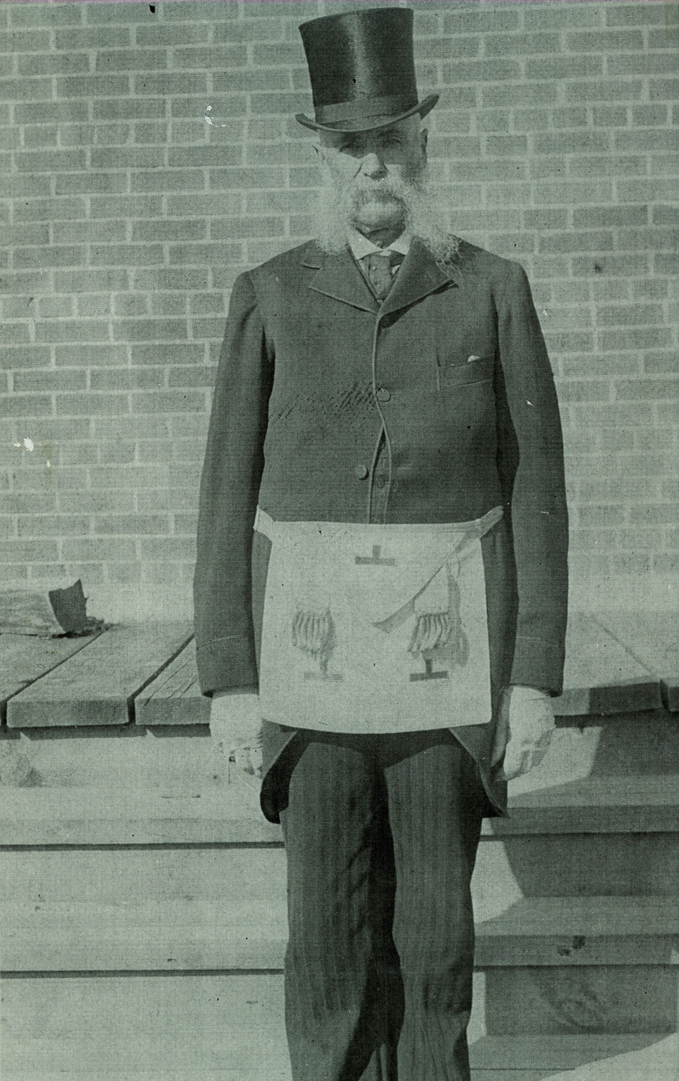 Joseph Warren, Mason, born 1857 in Colborne, Ontario, First Reeve of Marmora 1901-1910, Died August 5, 1910