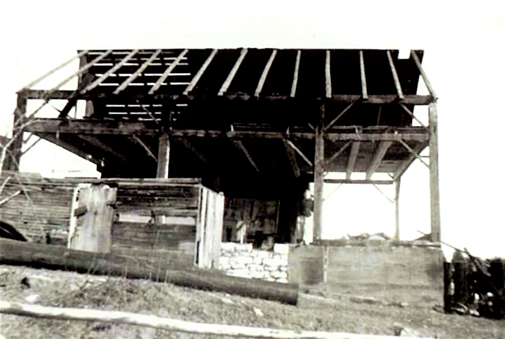 Cook cheese factory demolition c.1945 located at #144 Clemenger Rd