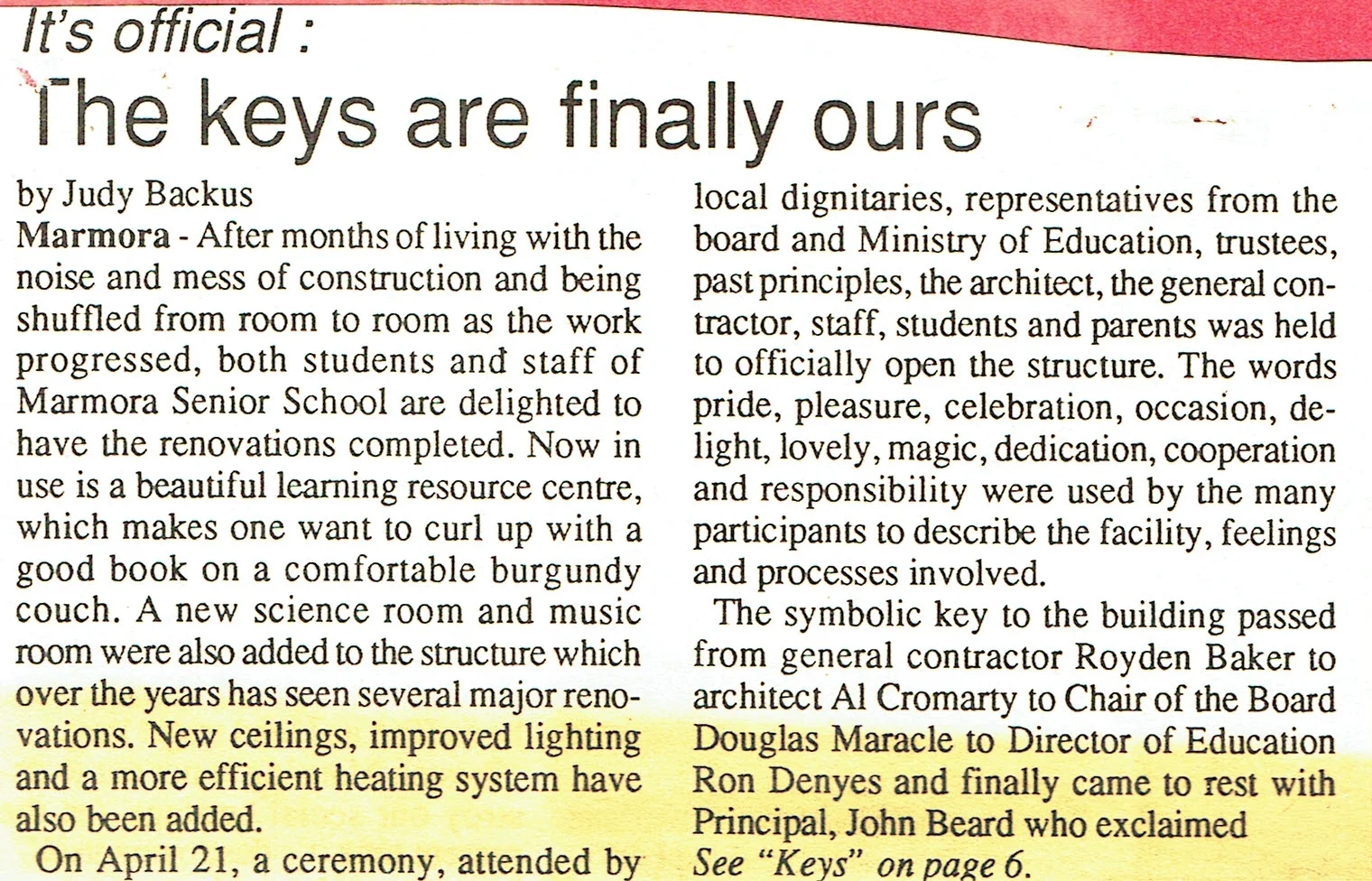 Marmora Senior school renovations 1992 (2).jpg