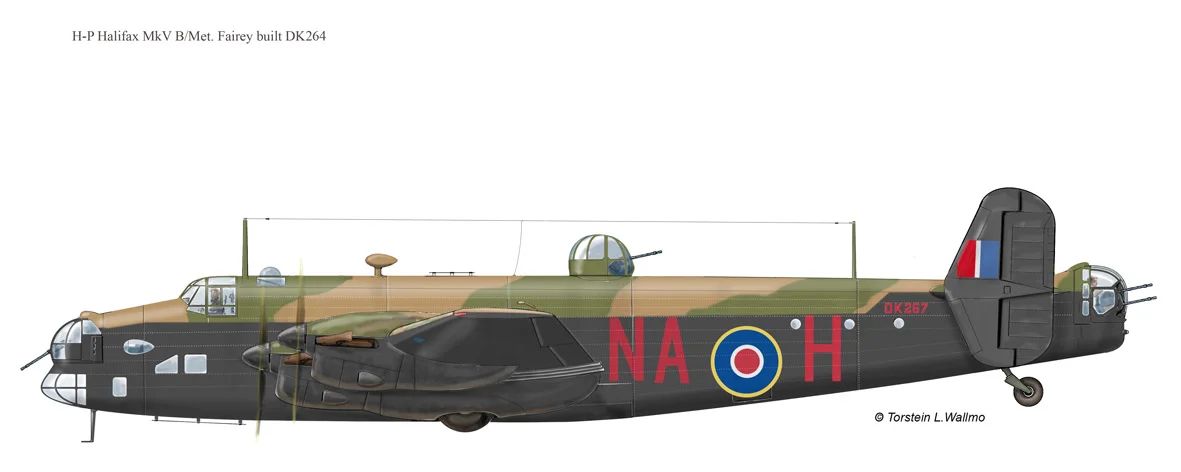 Picture of Stan Kerr’s bomber from “ .forced landing collection ”, Sweden