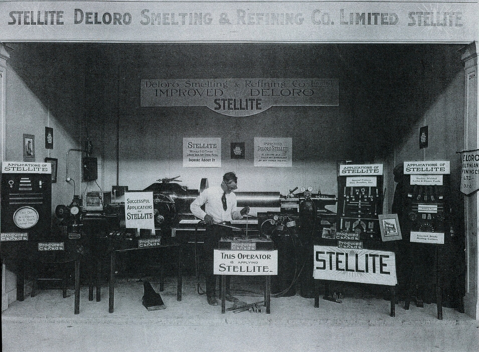 1939 Deloro Smelting & Refining Co display, Joseph Hulsman Sr.
