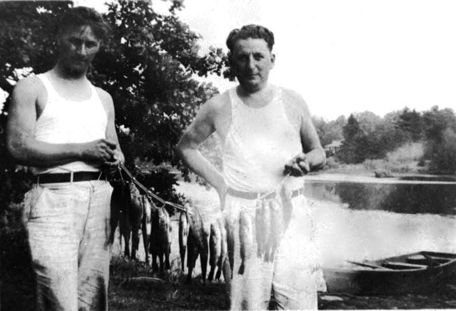 George Anderson Sr. and Jack House,1936, Crowe River