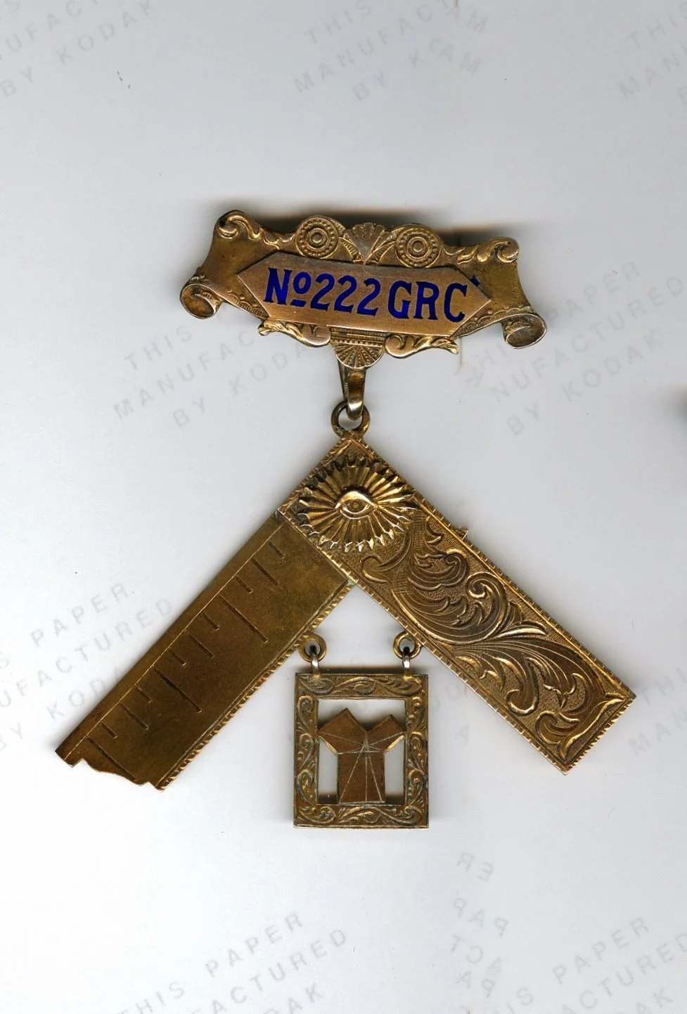 Marmora Masons  Lodge,  presented to Hugh Wiggins.jpg