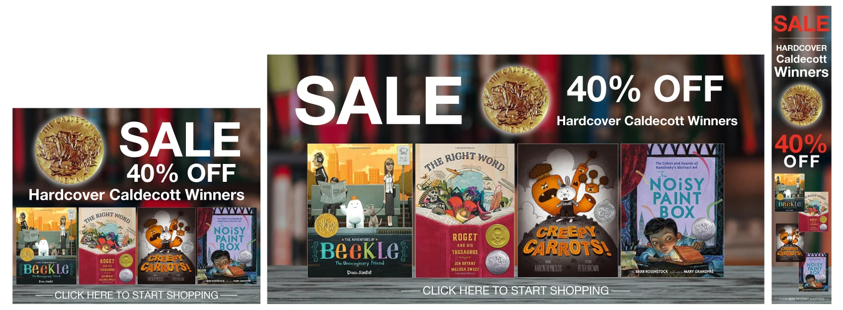 Caldecott winners web ads