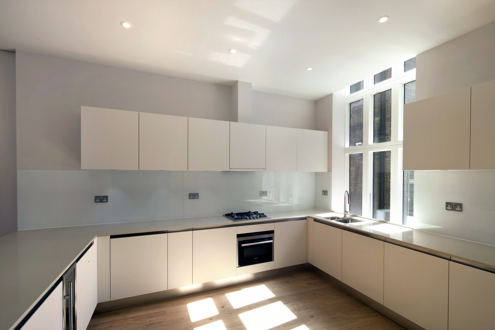  Kitchen drenched in natural light. 