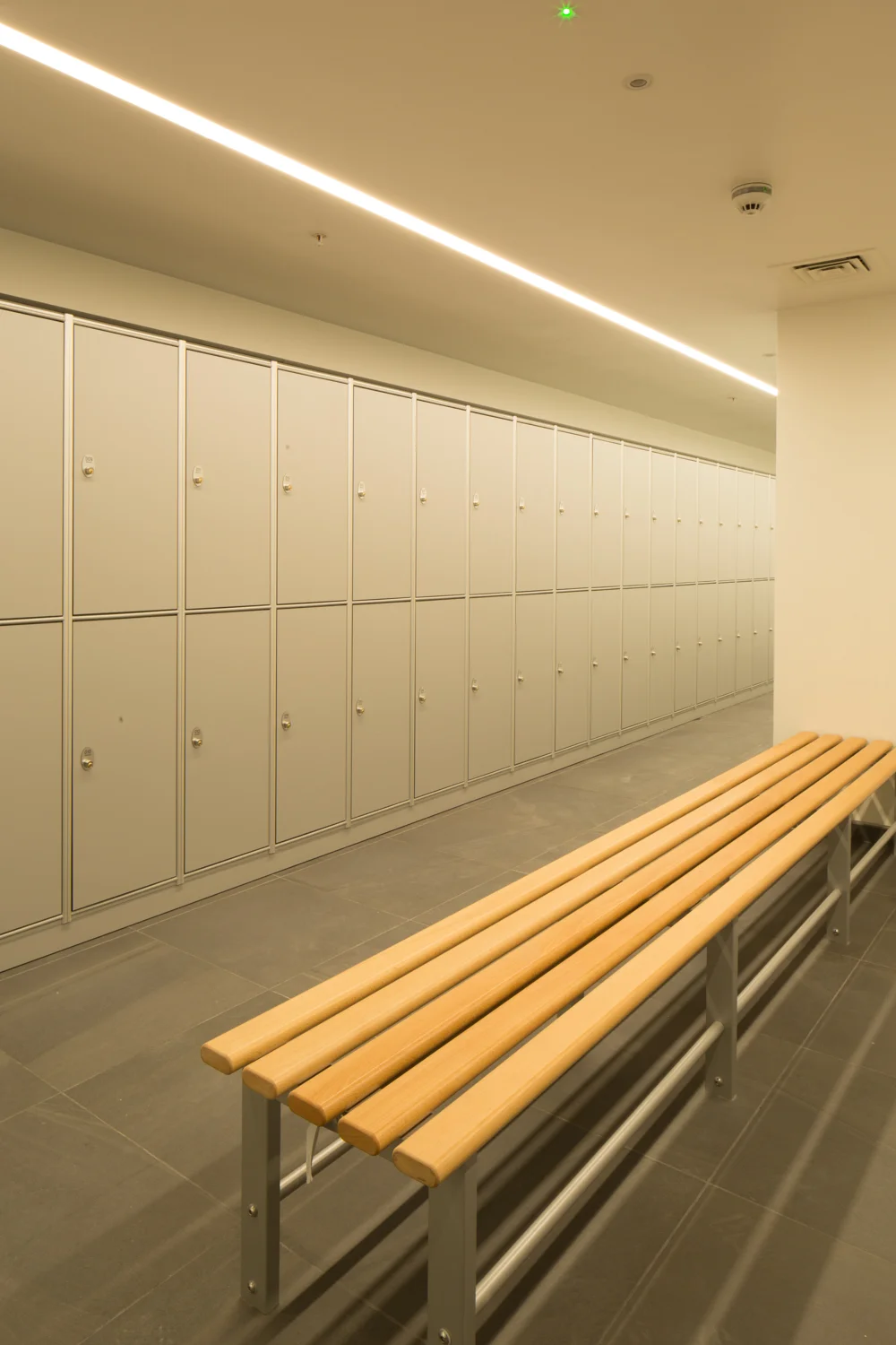 Basement Shower Changing Room