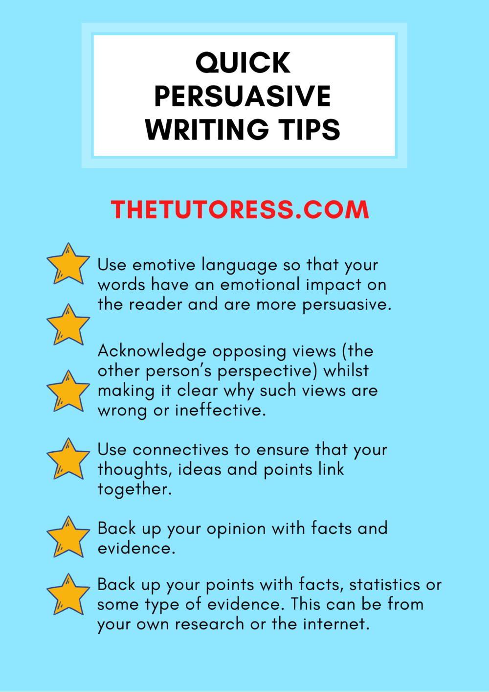 25 plus persuasive writing — The Tutoress Blog — The Tutoress