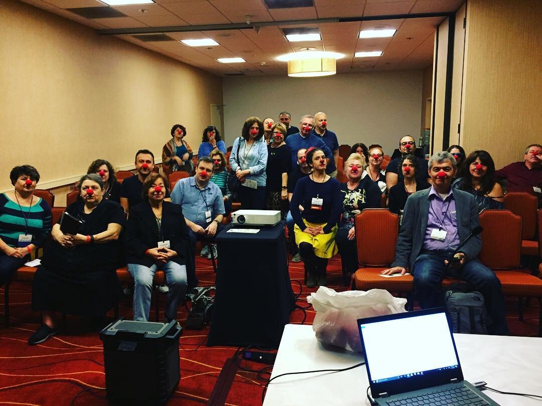 @limmud_fsu, a very serious conference. Thank you to everyone who made it to my session! It was so so fun! #iclownyounot www.iclownyou.com/support