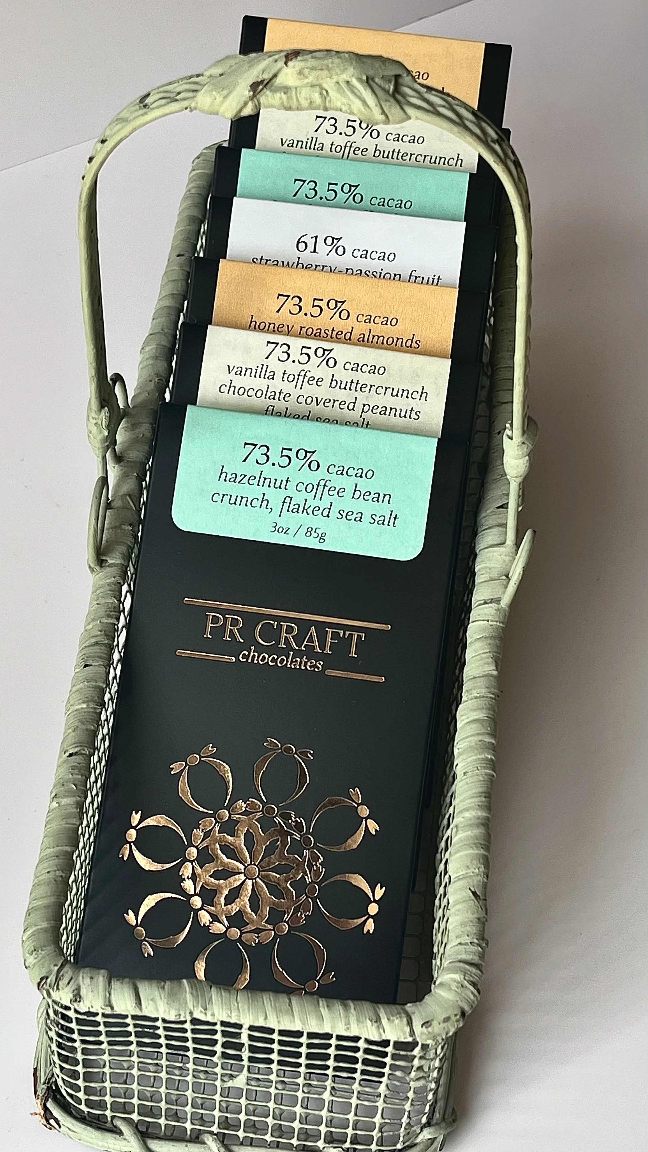 handcrafted chocolate bars