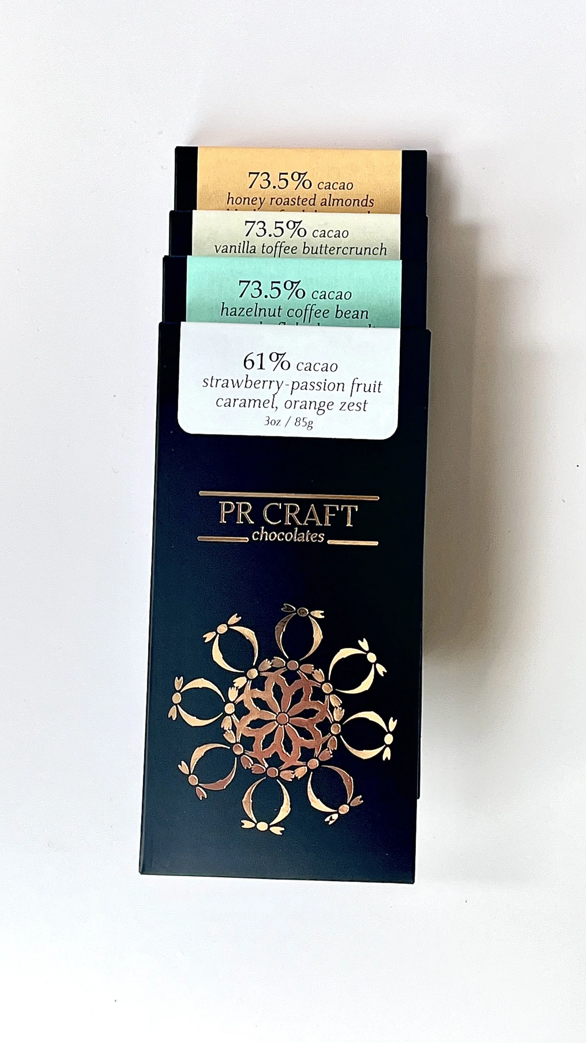 handcrafted chocolate bars