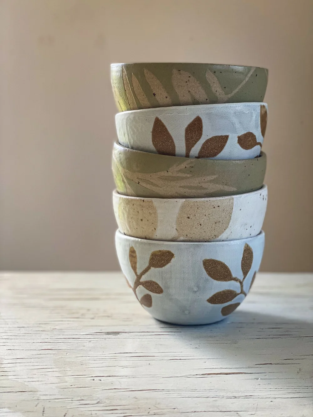 Native Plant Deep Bowls — Tamara Bryan Pottery