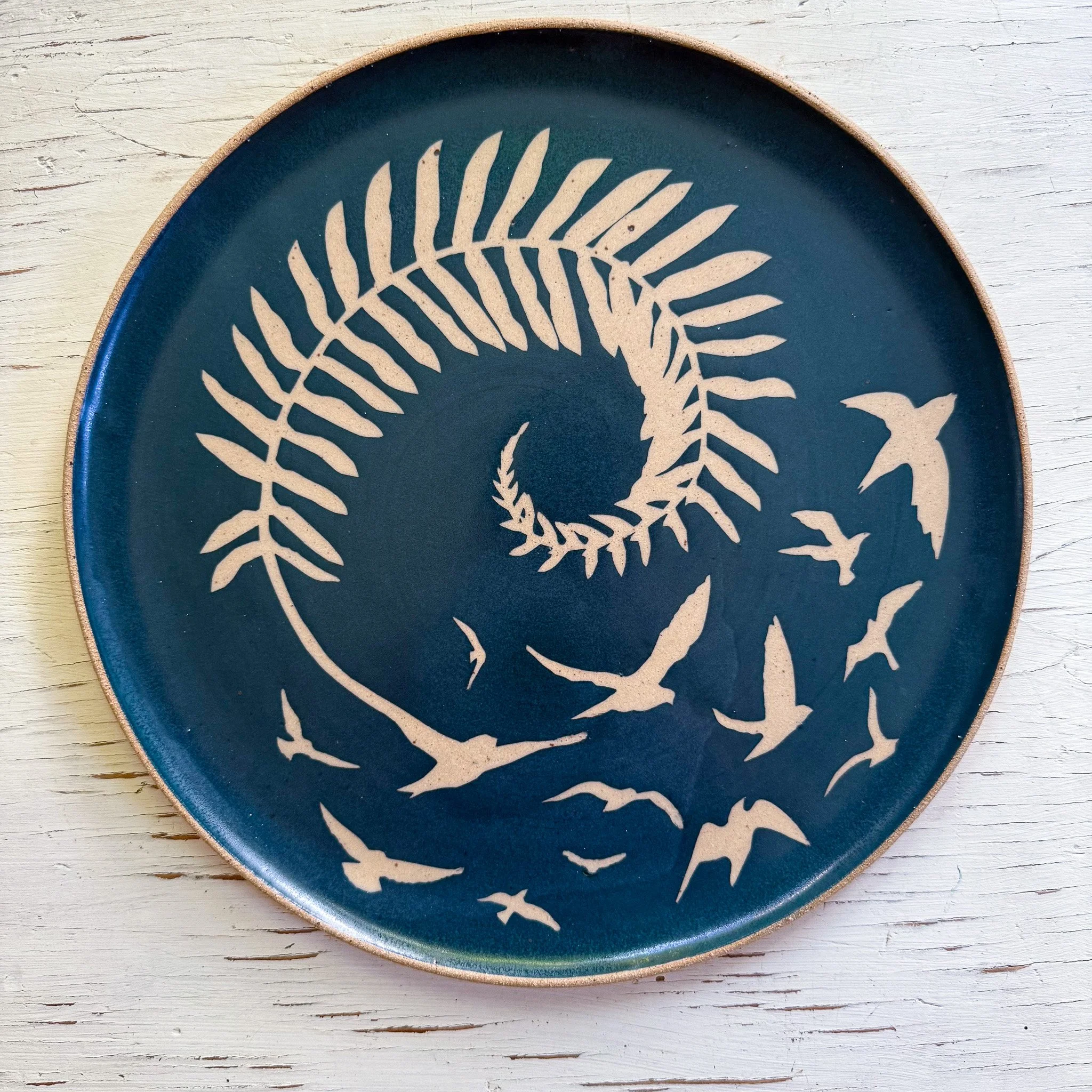 Fern / Crow Platter