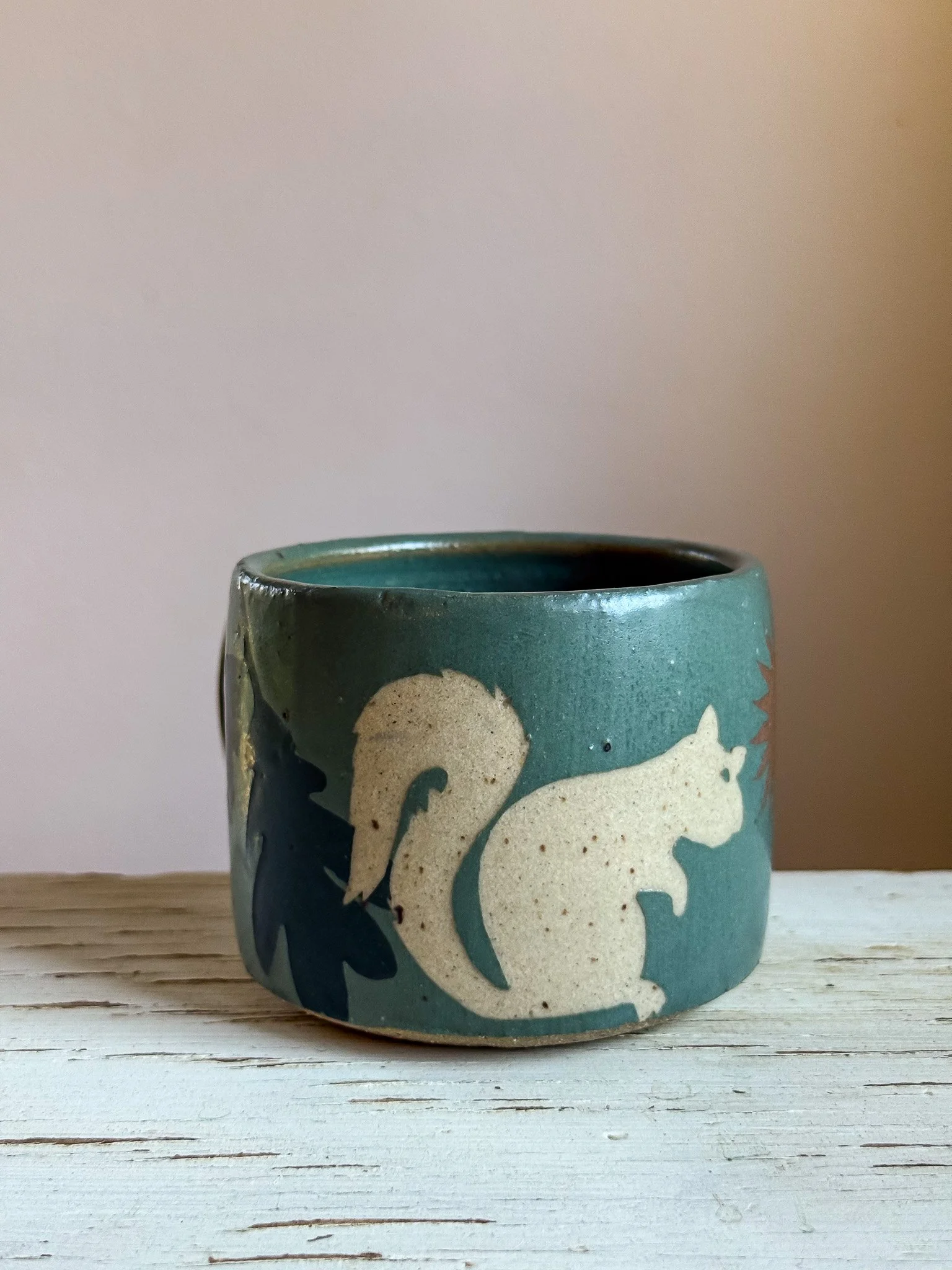 Folkart Mug // Cheeky Squirrel