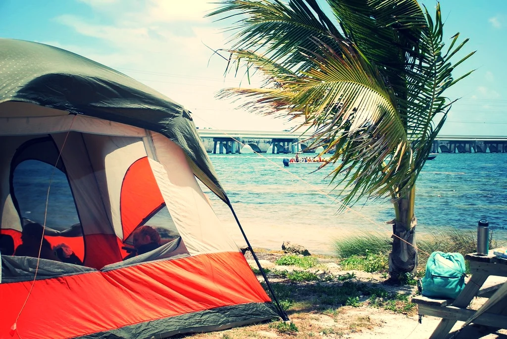 Camping in paradise at the Big Pine Key Fishing Lodge and Campground.