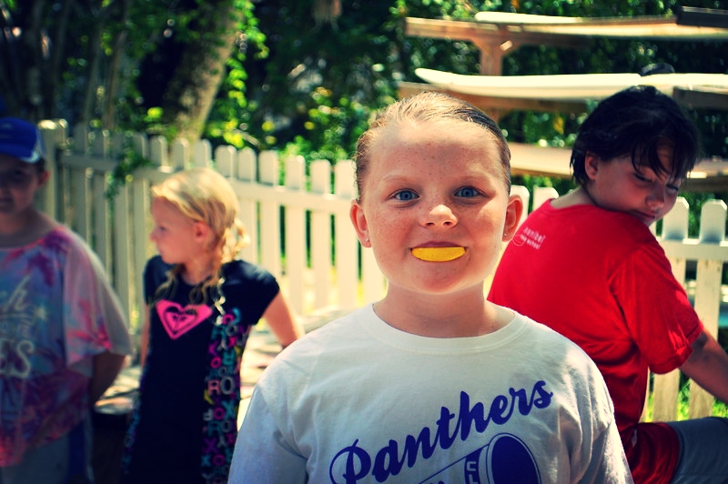 Kira Zautcke experiences sensory inactivation using miracle fruit and lemons. 