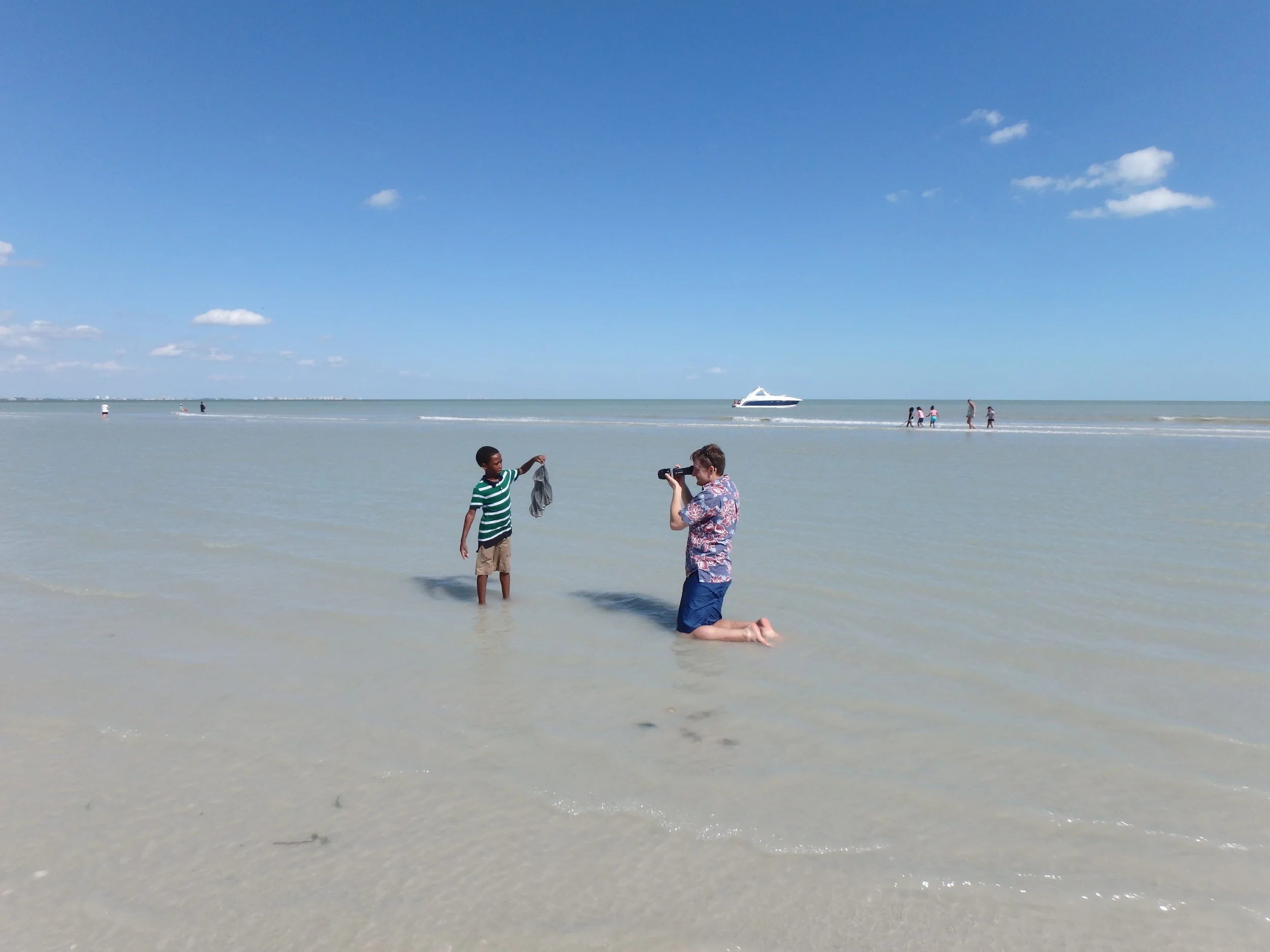 Filmmakers from SisBro Studios visited Sanibel Sea School to film a new television series. 
