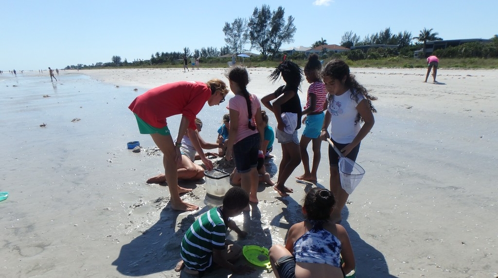 Students from the Gladiolus Center for Learning and Development visited Sanibel Sea School for an afternoon of ocean exploration. 