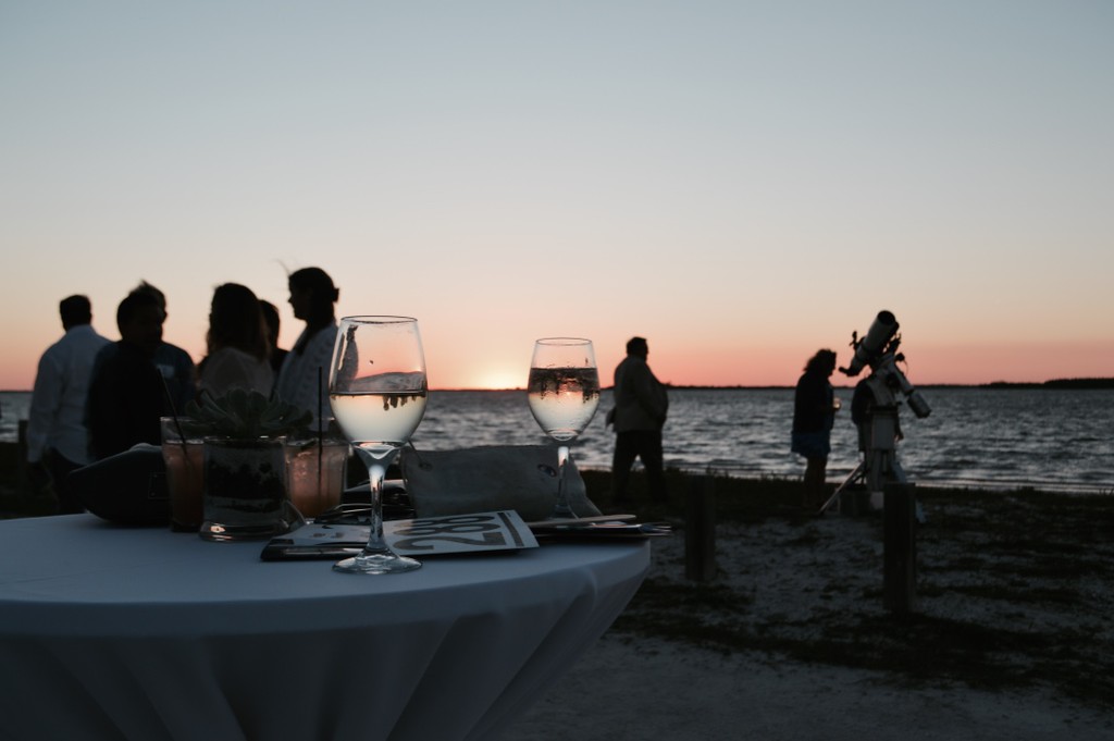 Guests at Octifest enjoyed sunset views. 