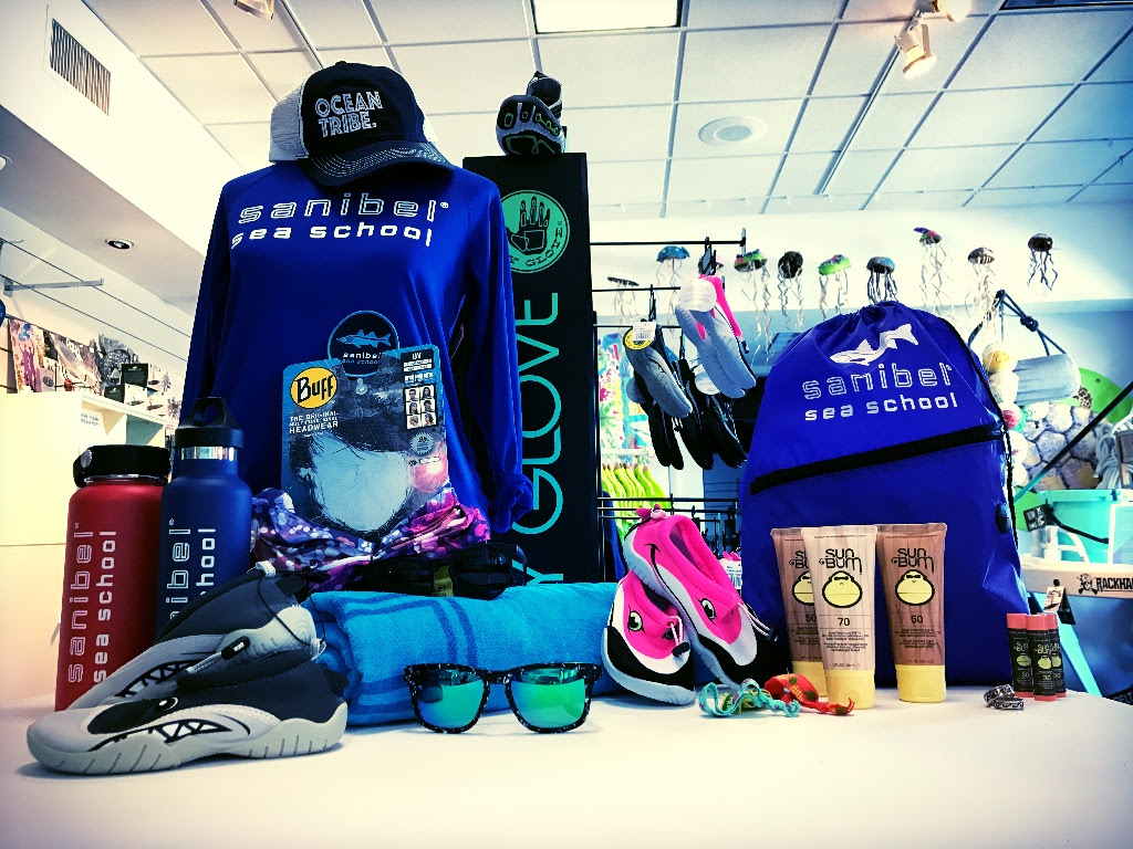 Sanibel Sea School's Ocean Tribe Outfitters will offer stand up paddleboards, kayaks, and a variety of clothing and accessories for ocean recreation. 