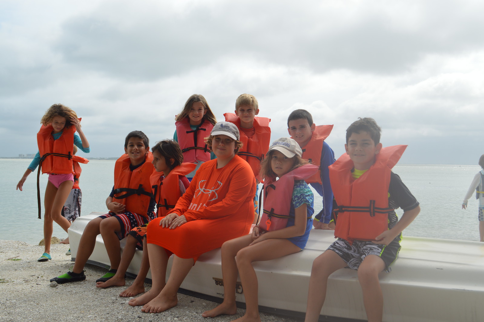 Manatee Week participants canoed in search of the slow-moving marine mammals. 