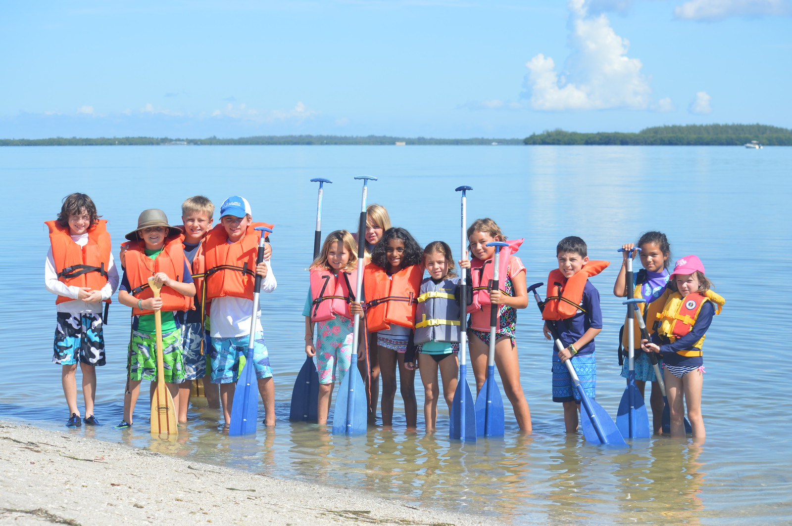 Nurse Shark in the Dark Week campers looked for sharks while canoeing in San Carlos Bay. 