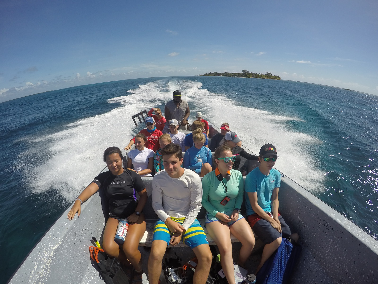 Heading out to the reef for a snorkel. 
