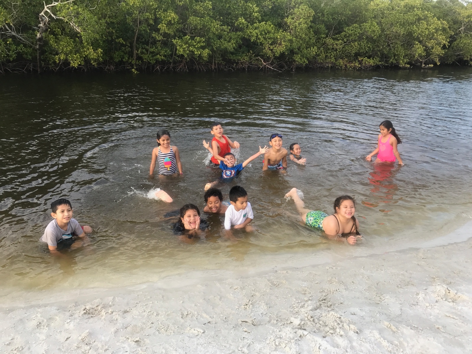 Students from the Heights Foundation enjoyed a scholarship-supported educational outing with Sanibel Sea School. 
