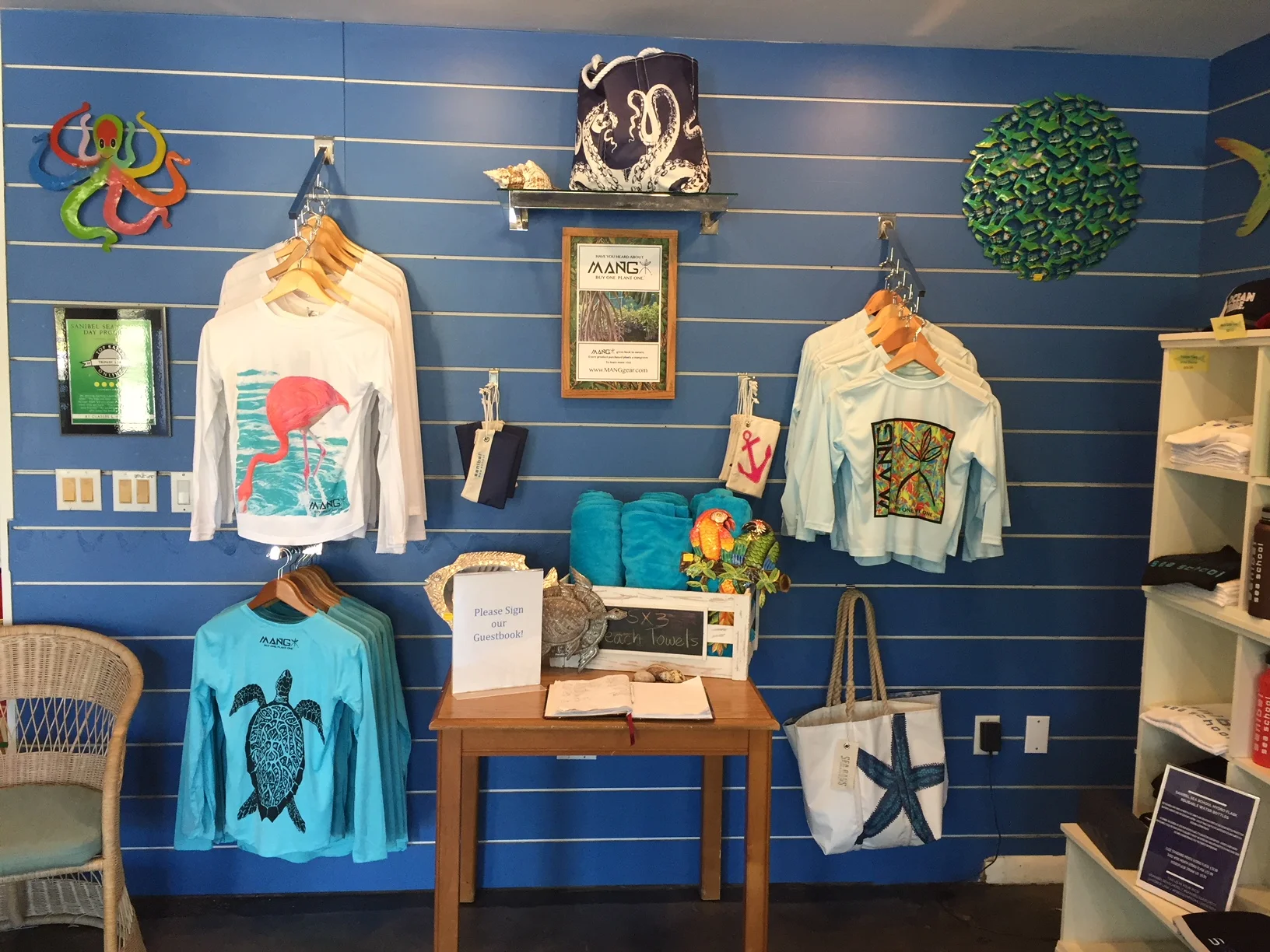 MANG Apparel is now available at Sanibel Sea School.&nbsp;
