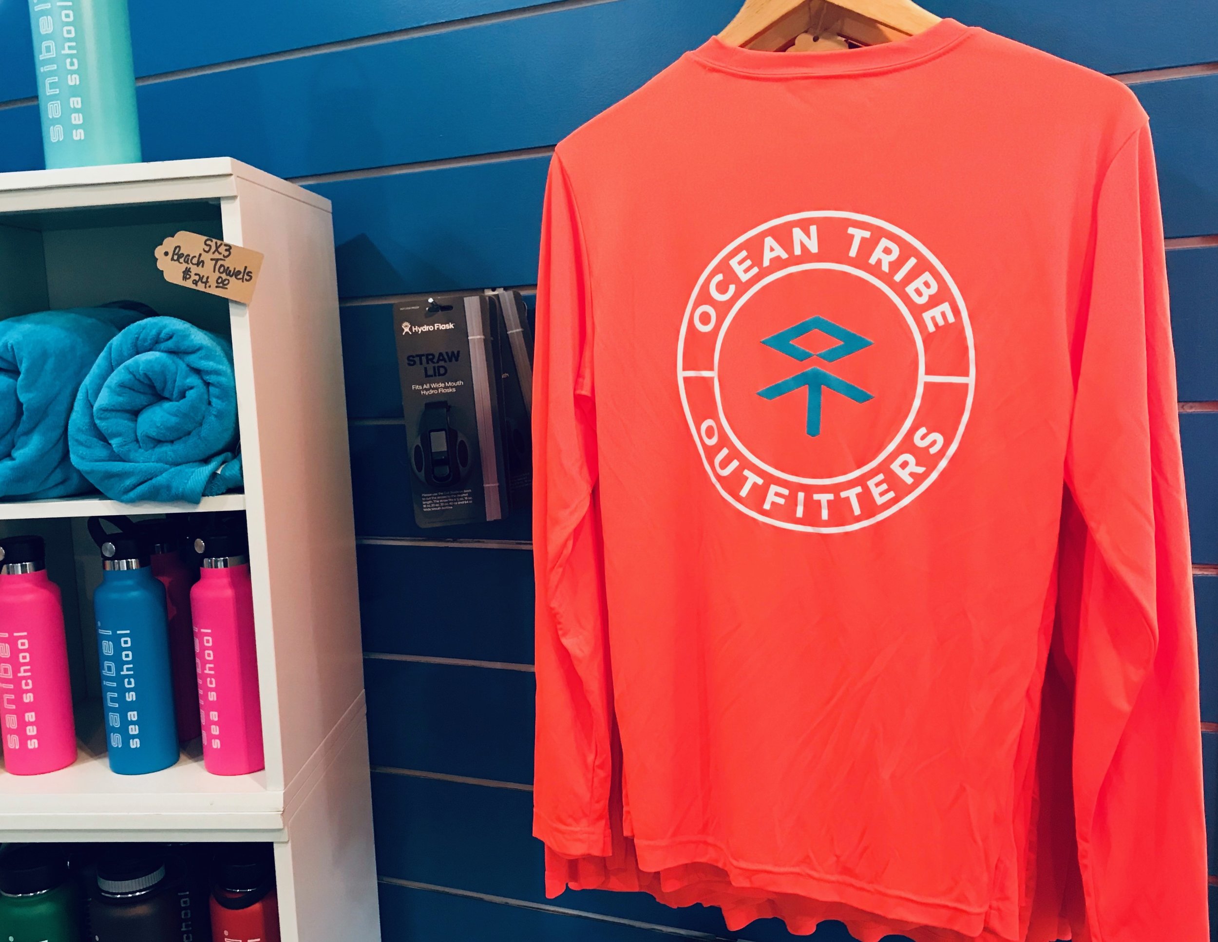 Long sleeve performance shirts are great for summer camp and days on the water.