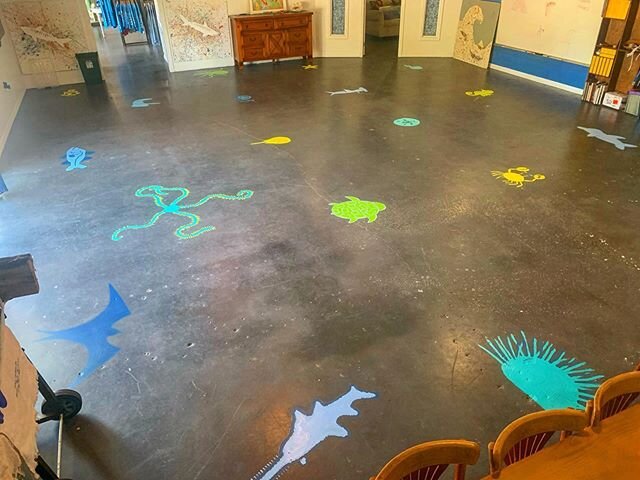 Even our sea creatures are practicing social distancing!  We are so excited to welcome campers back next week and spend the rest of the summer exploring the ocean 🌊