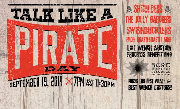 Talk Like a Pirate Day Celebrations!  