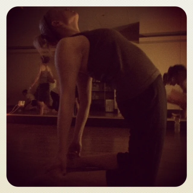 Camel pose!